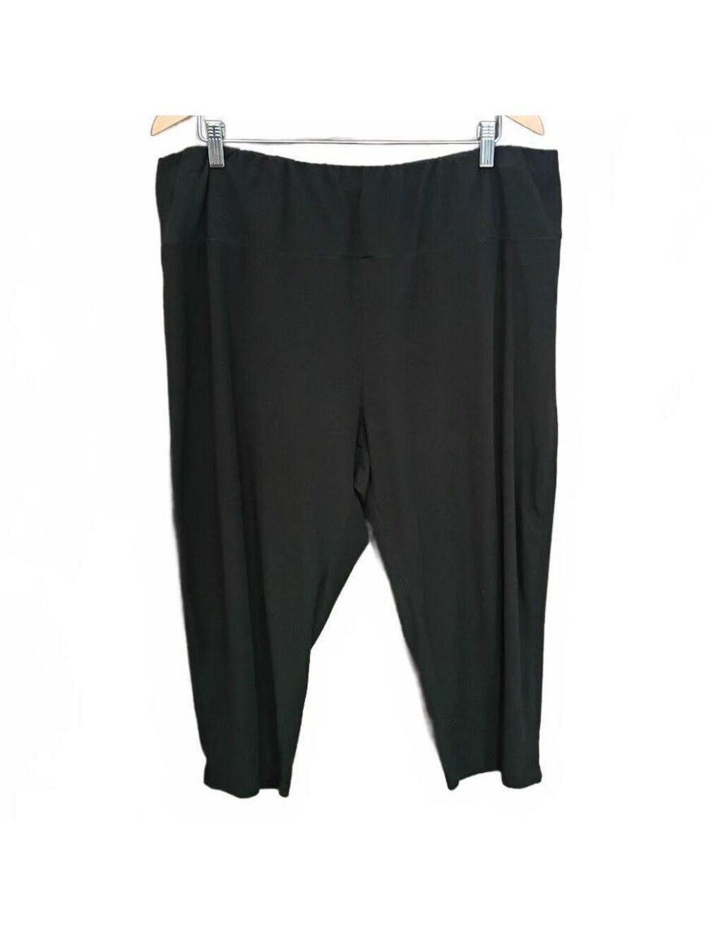 Terra & Sky Women's Black Stretch Pants Plus Size 3X (24W-26W)